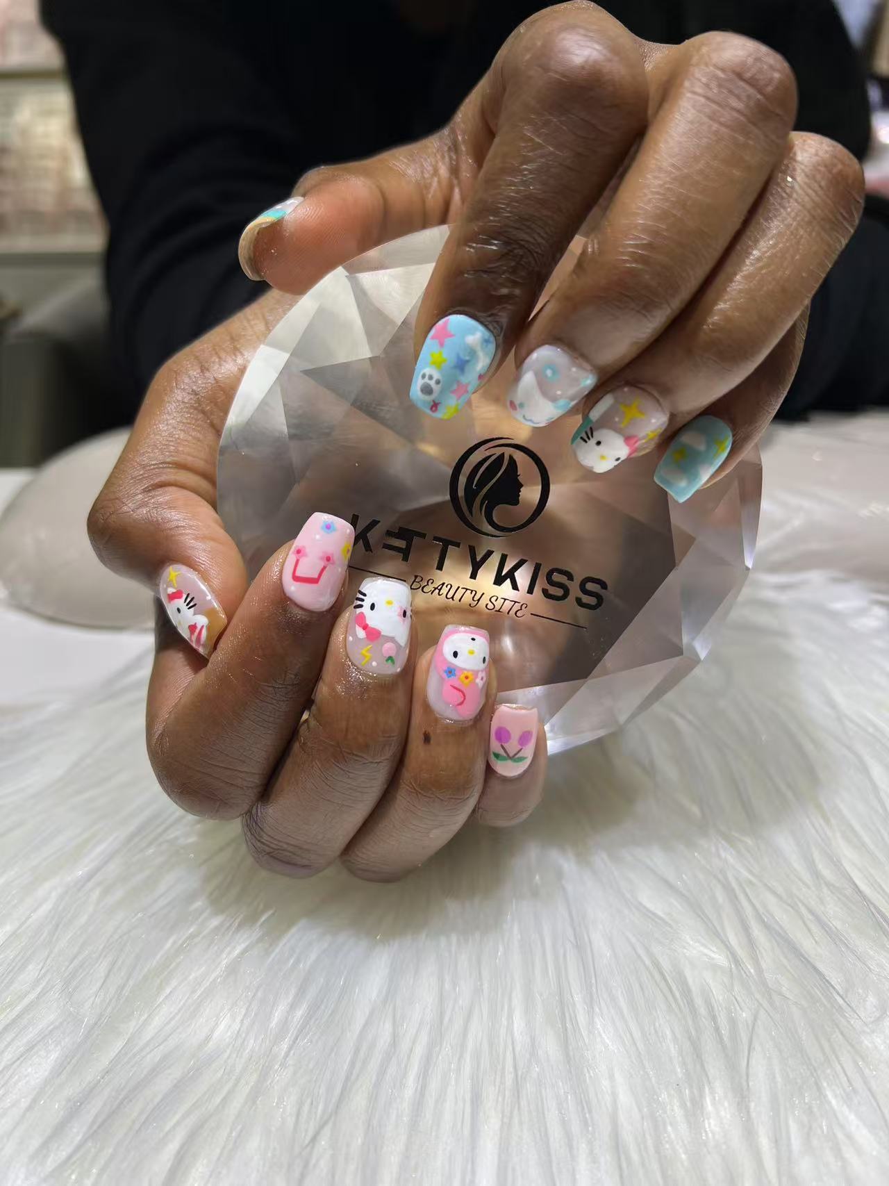 100% Handmade Kettykiss 24Pcs/10 Pcs Nails Customize Whatever You Want