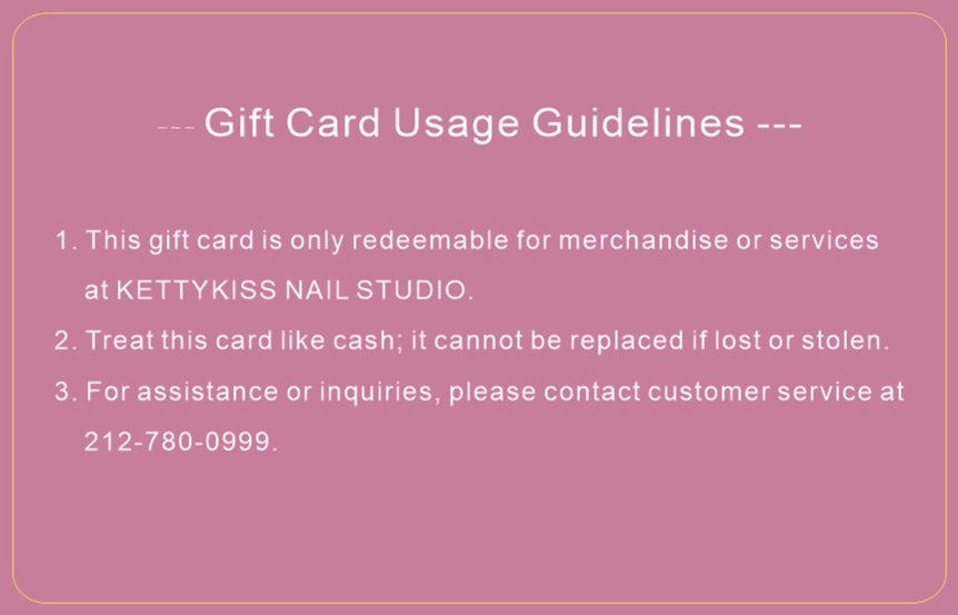 Kettykiss Nails Gift Card