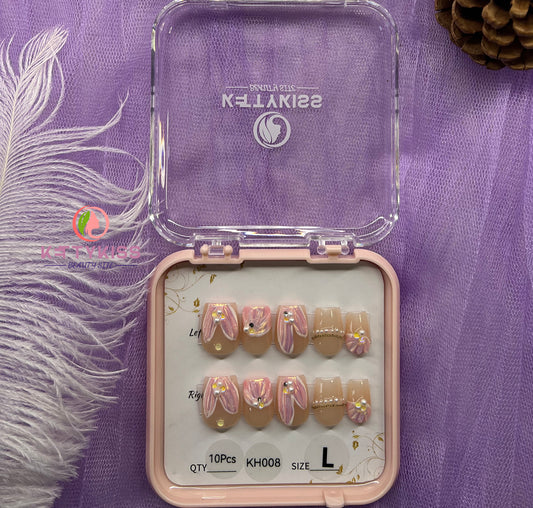 100% Handmade Kettykiss 10-Pcs KH008-059 Short Coffin Square