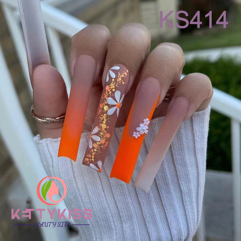 BUY 3 GET 1 FREE Kettykiss 24 Pcs Extra Long KS413-470 Square Coffin