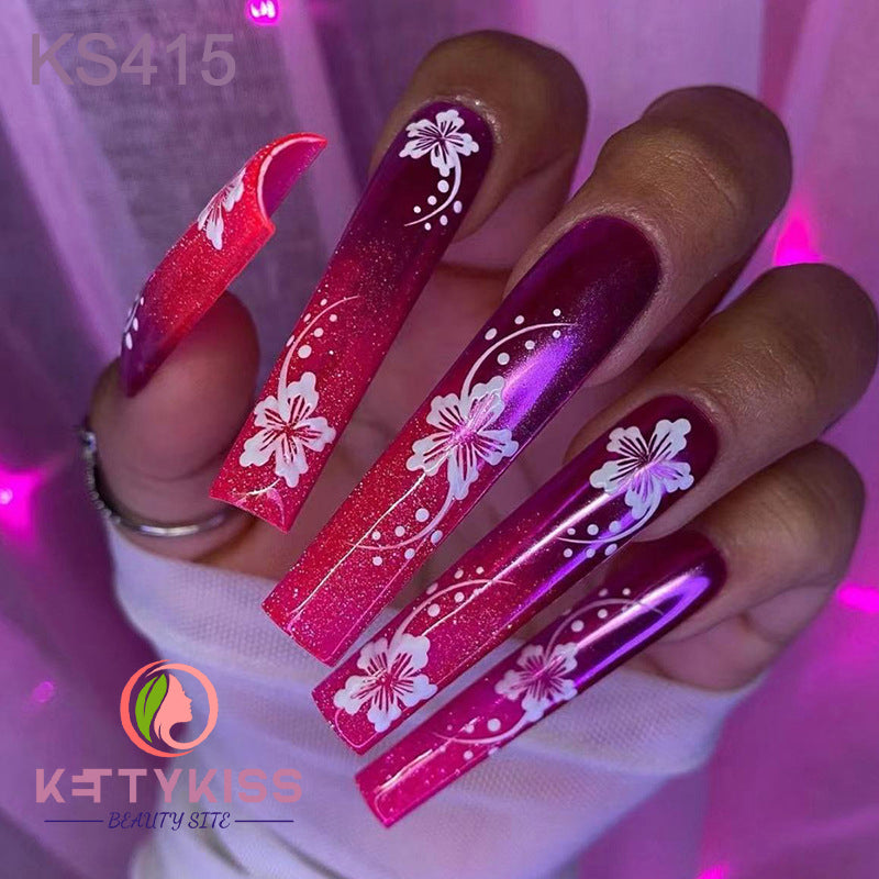 BUY 3 GET 1 FREE Kettykiss 24 Pcs Extra Long KS413-470 Square Coffin