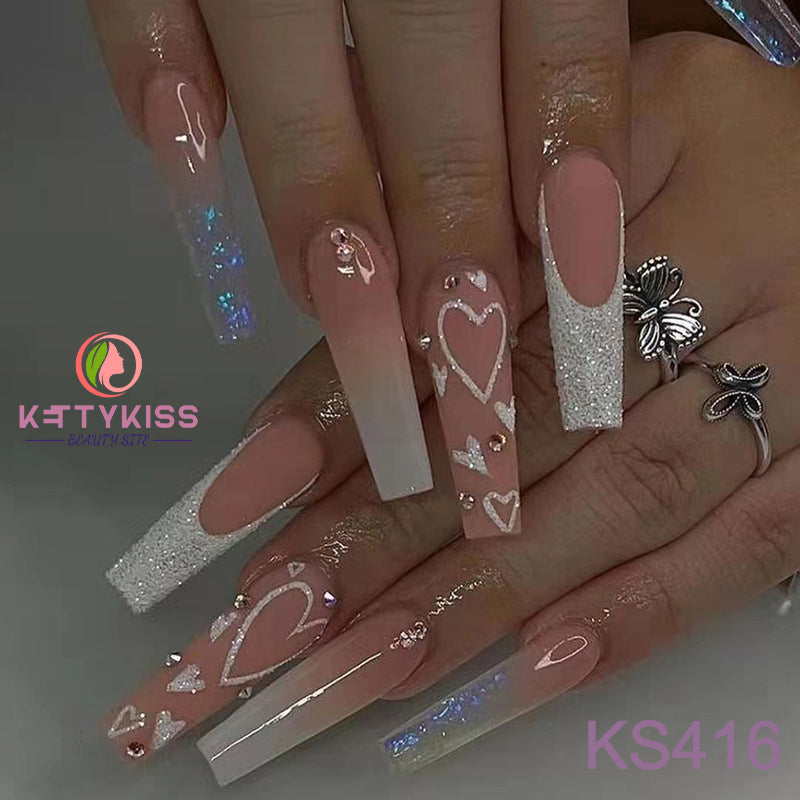 BUY 3 GET 1 FREE Kettykiss 24 Pcs Extra Long KS413-470 Square Coffin