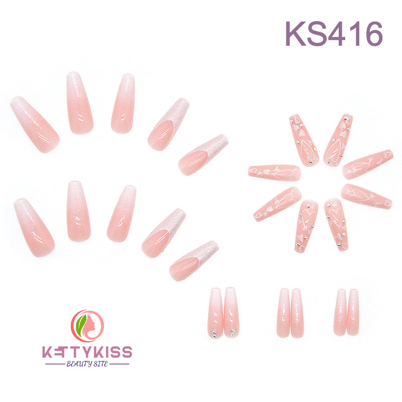 BUY 3 GET 1 FREE Kettykiss 24 Pcs Extra Long KS413-470 Square Coffin