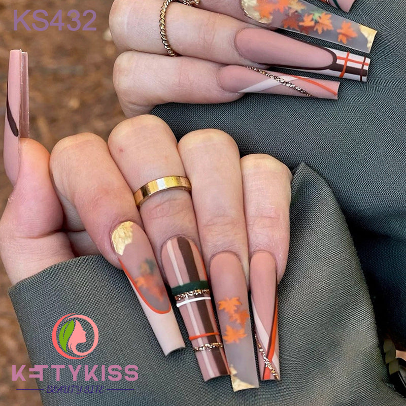 BUY 3 GET 1 FREE Kettykiss 24 Pcs Extra Long KS413-470 Square Coffin