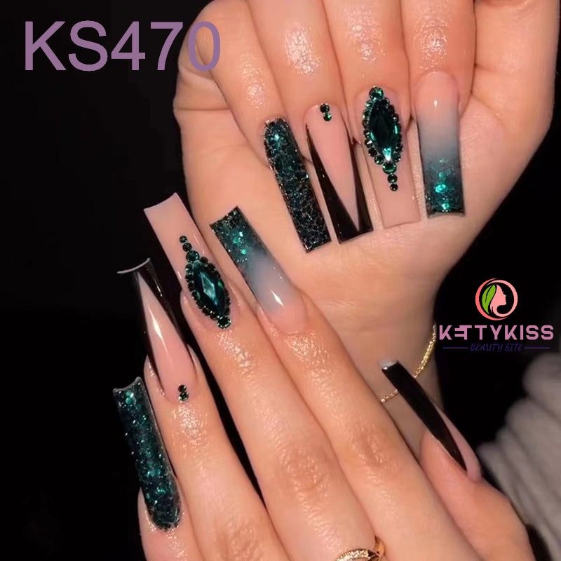 BUY 3 GET 1 FREE Kettykiss 24 Pcs Extra Long KS413-470 Square Coffin