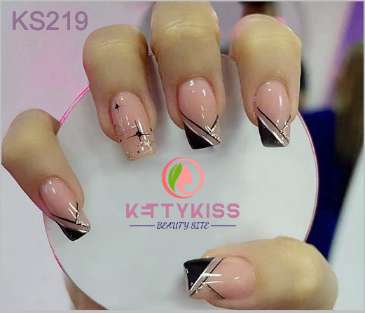 BUY 3 GET 1 FREE Kettykiss 24 Pcs KS009-260 Short Squar Diamond