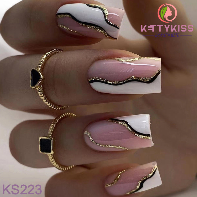 BUY 3 GET 1 FREE Kettykiss 24 Pcs KS009-260 Short Squar Diamond